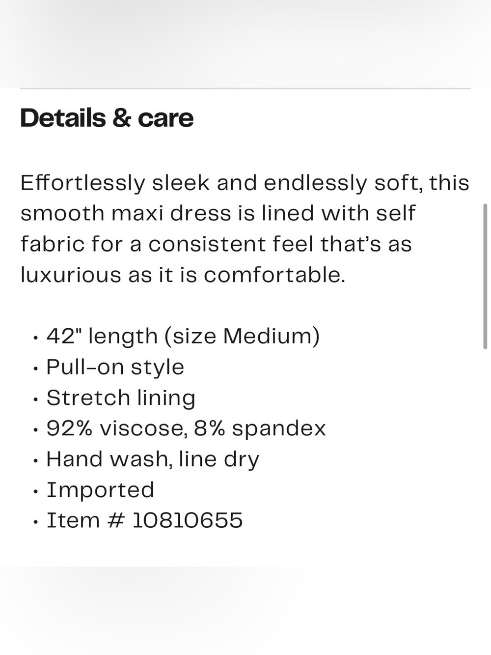 naked wardrobe Black Maxi Skirt - Smooth Full-Length Panel - Picture 10 of 10